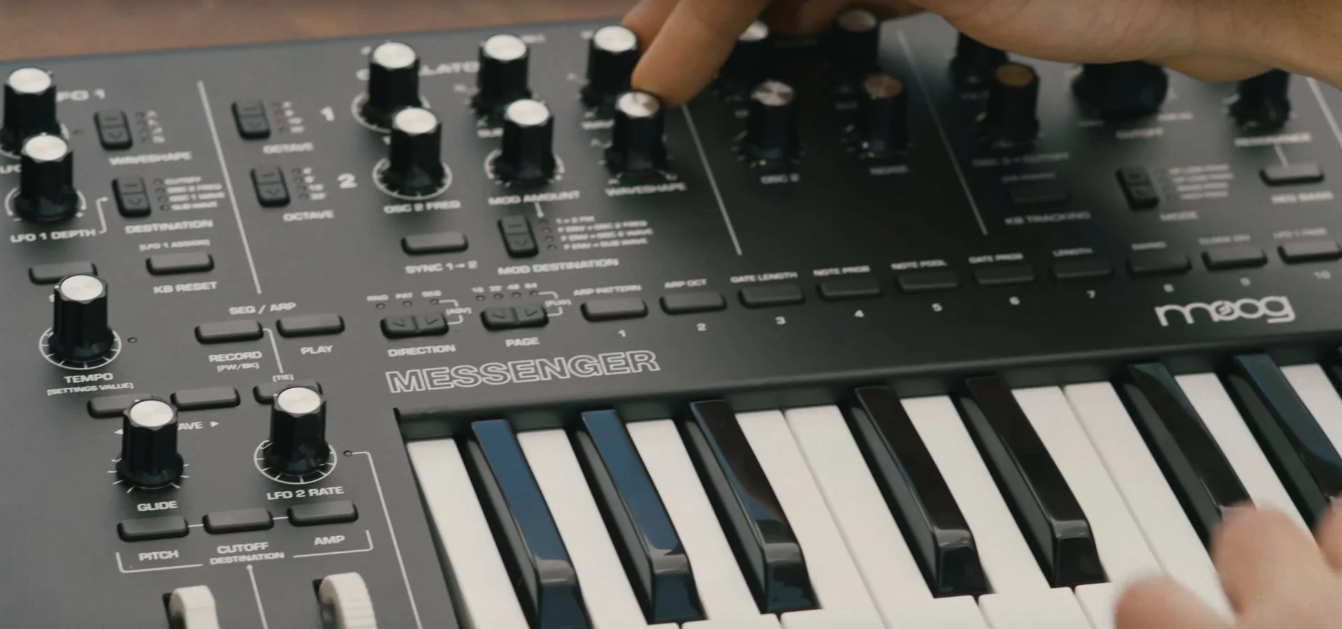 Moog Unveils the Messenger: Wavefolding, Multimode Ladder Filter
